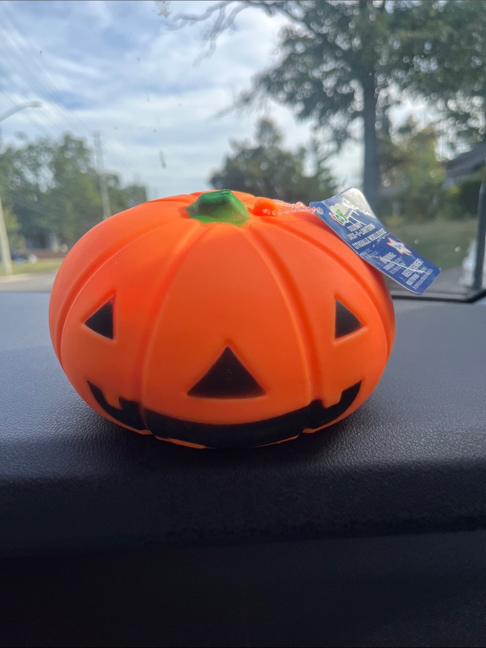 Halloween Pumpkin Jack-o'-Lantern - Orange squishy rear